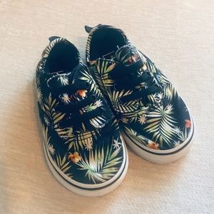 🆕 Size 7 Toddler Vans (tropical print)